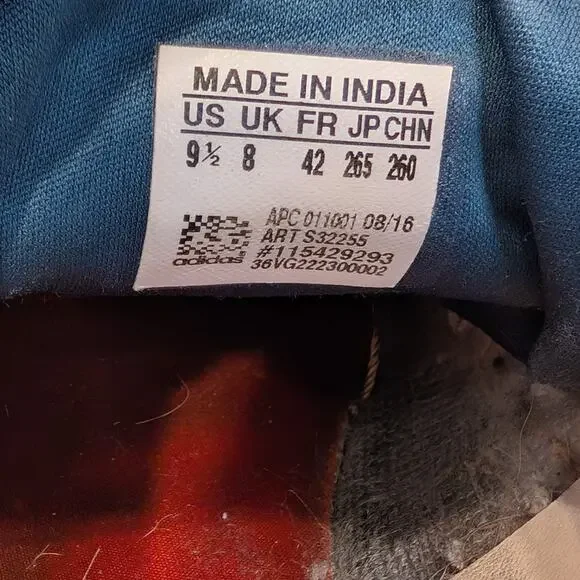 ADIDAS STAN SMITH Originals Sneakers Floral Blue Red Orange Rare - Size 9.5 - Picture 5 of 7